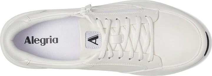 Alegria Eazeer Women's Shoes White Out : EU 37 (US Women's 7) Regular, Suede/Synthetic - Image 2
