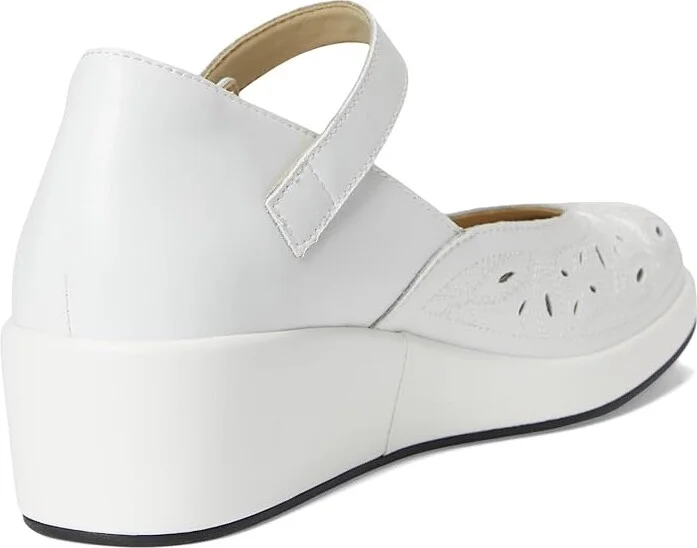 Alegria Hayes High Heels White Breeze : EU 36 (US Women's 6) Regular, Leather - Image 4