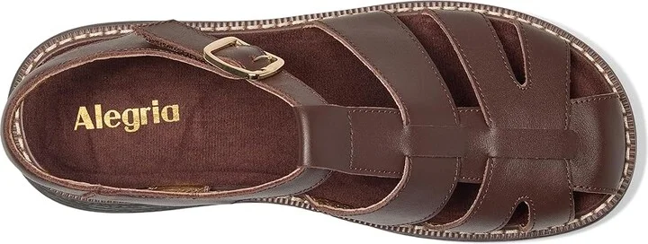 Alegria Ingrid Women's Sandals Chocolate : EU 42 (US Women's 11.5-12) Regular, Leather - Image 2