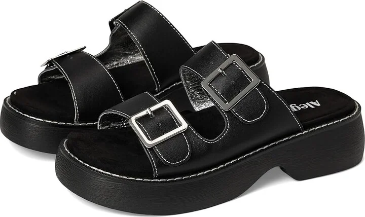 Alegria Iza Women's Sandals Black : EU 42 (US Women's 11.5-12) Regular, Leather