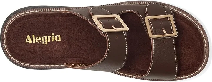 Alegria Iza Women's Sandals Chocolate : EU 35 (US Women's 5-5.5) Regular, Leather - Image 2