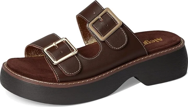 Alegria Iza Women's Sandals Chocolate : EU 35 (US Women's 5-5.5) Regular, Leather - Image 5