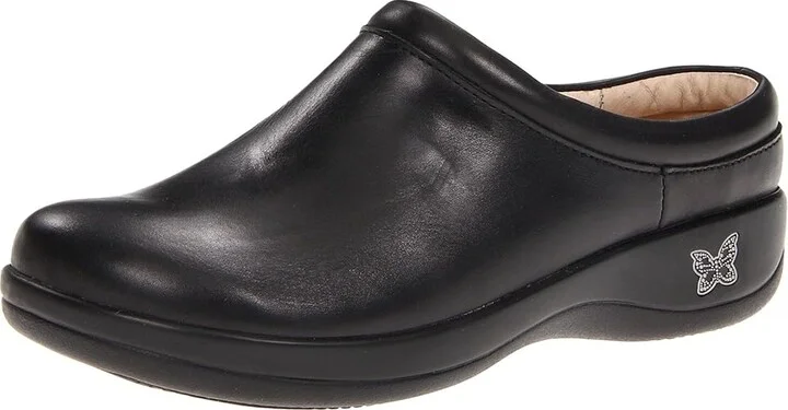 Alegria Kayla Women's Slip on Shoes Black Nappa Leather : EU 36 (US Women's 6-6.5) Regular, Leather/Latex/Suede - Image 2