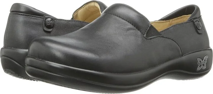 Alegria Keli Professional Women's Shoes Black Nappa Leather : EU 35 (US Women's 5-5.5) Regular, Leather/Latex