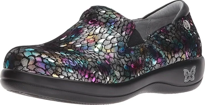 Alegria Keli Professional Women's Shoes Minnow Rainbow : EU 43 (US Women's 13) Regular, Leather - Image 2