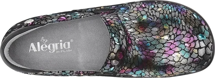Alegria Keli Professional Women's Shoes Minnow Rainbow : EU 43 (US Women's 13) Regular, Leather - Image 3
