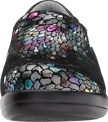 Alegria Keli Professional Women's Shoes Minnow Rainbow : EU 43 (US Women's 13) Regular, Leather - Image 6