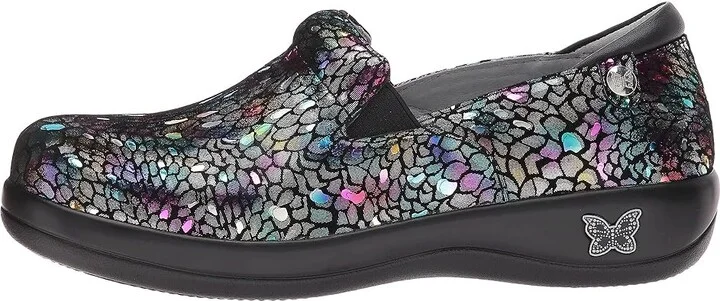 Alegria Keli Professional Women's Shoes Minnow Rainbow : EU 43 (US Women's 13) Regular, Leather - Image 7