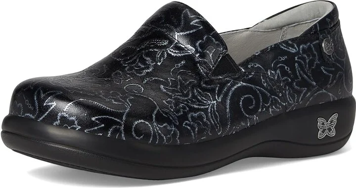Alegria Keli Women's Slip on Shoes Embroider Me Pewter : EU 42 (US Women's 11.5-12) Regular, Leather - Image 5
