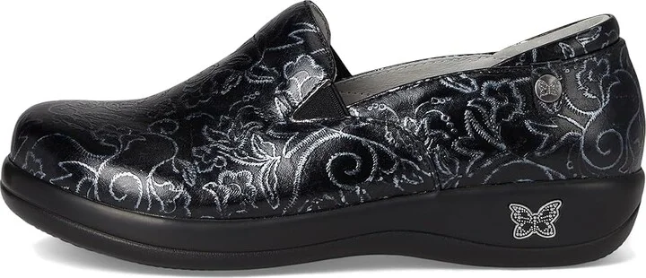 Alegria Keli Women's Slip on Shoes Embroider Me Pewter : EU 42 (US Women's 11.5-12) Regular, Leather - Image 6