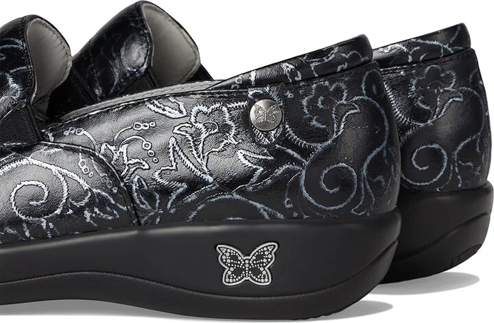 Alegria Keli Women's Slip on Shoes Embroider Me Pewter : EU 42 (US Women's 11.5-12) Regular, Leather - Image 7