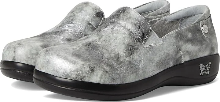 Alegria Keli Women's Slip on Shoes Stellar Silver : EU 35 (US Women's 5-5.5) Regular, Leather