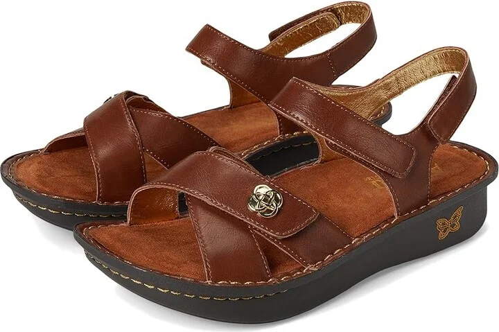 Alegria Kelsi Women's Sandals Marrone : EU 35 (US Women's 5-5.5) Regular, Leather