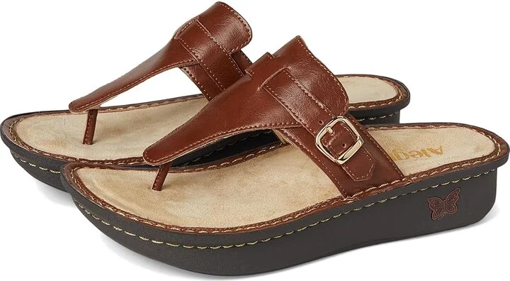 Alegria Kennedi Women's Sandals Marrone : EU 39 (US Women's 9) Regular, Leather