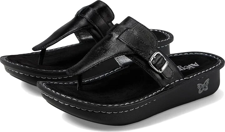 Alegria Kennedi Women's Sandals Twinkle Black : EU 38 (US Women's 8-8.5) Regular, Leather