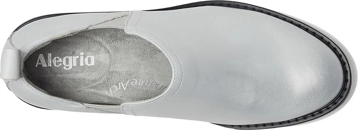 Alegria Merle Women's Boots Silver White : EU 37 (US Women's 7) Regular, Leather - Image 2