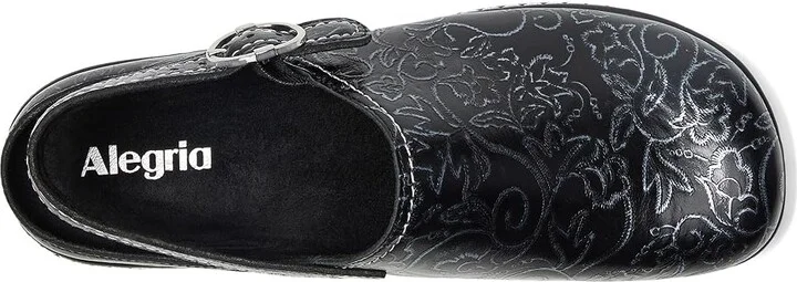 Alegria Olie Women's Flat Shoes Embroider Me Pewter : EU 41 (US Women's 10.5-11) Regular, Leather - Image 2