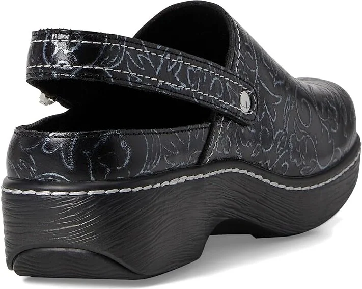 Alegria Olie Women's Flat Shoes Embroider Me Pewter : EU 41 (US Women's 10.5-11) Regular, Leather - Image 4