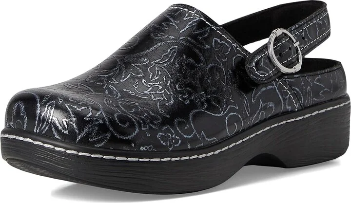 Alegria Olie Women's Flat Shoes Embroider Me Pewter : EU 41 (US Women's 10.5-11) Regular, Leather - Image 5