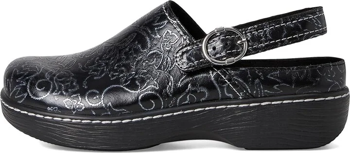 Alegria Olie Women's Flat Shoes Embroider Me Pewter : EU 41 (US Women's 10.5-11) Regular, Leather - Image 6