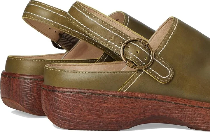 Alegria Olie Women's Flat Shoes Oliva : EU 36 (US Women's 6-6.5) Regular, Leather - Image 7
