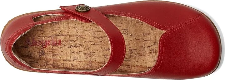 Alegria Onika Women's Flat Shoes Big Red : EU 37 (US Women's 7-7.5) Regular, Leather - Image 2