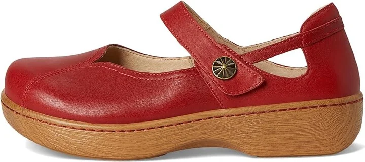 Alegria Onika Women's Flat Shoes Big Red : EU 37 (US Women's 7-7.5) Regular, Leather - Image 6