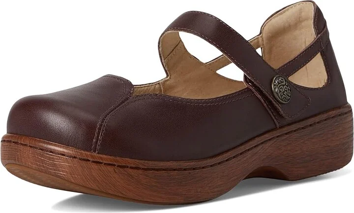 Alegria Onika Women's Flat Shoes Coffee Bean : EU 40 (US Women's 9.5-10) Regular, Leather - Image 5