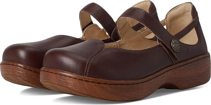 Alegria Onika Women's Flat Shoes Coffee Bean : EU 40 (US Women's 9.5-10) Regular, Leather