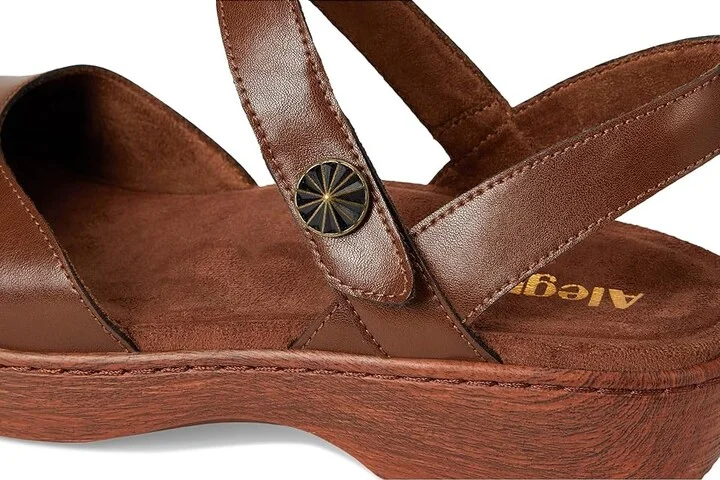 Alegria Opal Women's Sandals Walnut : EU 39 (US Women's 9) Regular, Leather - Image 7