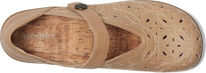 Alegria Ophelia Women's Flat Shoes Latte Breeze : EU 39 (US Women's 9) Regular, Leather/Rubber - Image 2