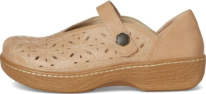 Alegria Ophelia Women's Flat Shoes Latte Breeze : EU 39 (US Women's 9) Regular, Leather/Rubber - Image 6