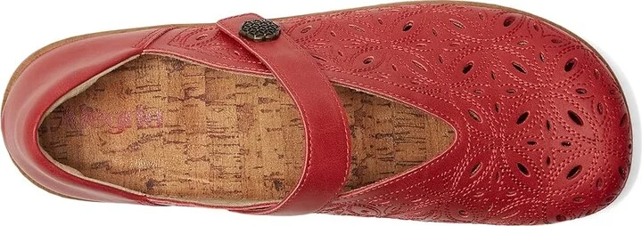 Alegria Ophelia Women's Flat Shoes Razberry Breeze : EU 38 (US Women's 8-8.5) Regular, Leather/Rubber - Image 2