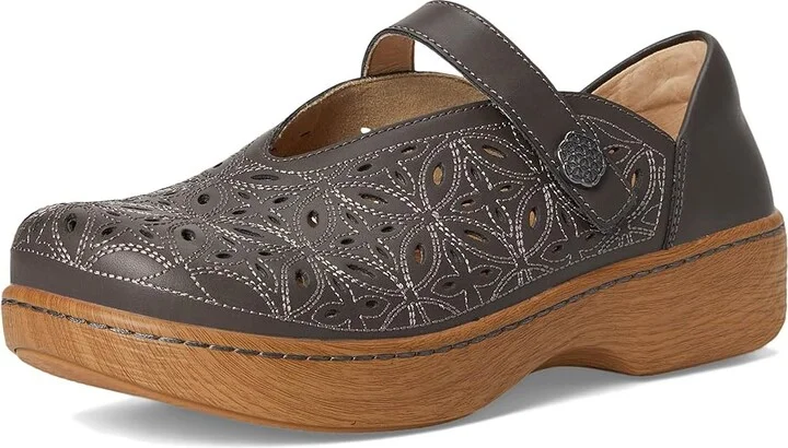 Alegria Ophelia Women's Flat Shoes Stone Breeze : EU 36 (US Women's 6-6.5) Regular, Leather/Rubber - Image 5