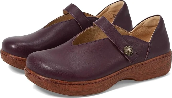 Alegria Opheliah Women's Flat Shoes Wino Forever : EU 42 (US Women's 11.5-12) Regular, Leather