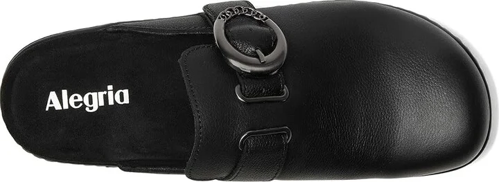 Alegria Osmosis Women's Clog Shoes Black Bird : EU 37 (US Women's 7-7.5) Regular, Leather - Image 2