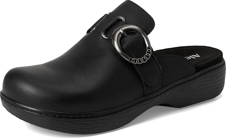 Alegria Osmosis Women's Clog Shoes Black Bird : EU 37 (US Women's 7-7.5) Regular, Leather - Image 5