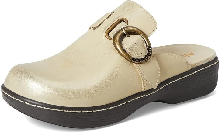 Alegria Osmosis Women's Clog Shoes Gold Cream : EU 35 (US Women's 5-5.5) Regular, Leather - Image 5