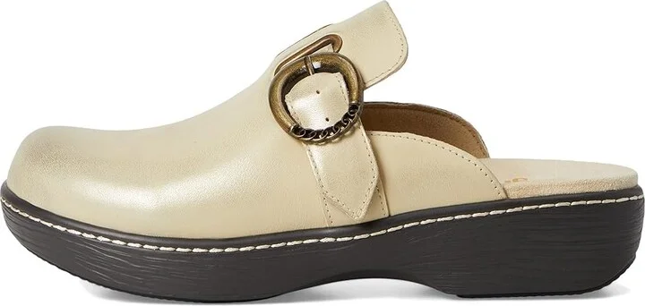 Alegria Osmosis Women's Clog Shoes Gold Cream : EU 35 (US Women's 5-5.5) Regular, Leather - Image 6