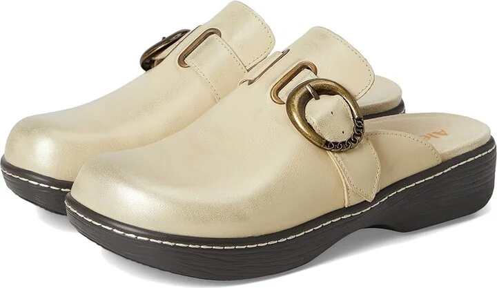 Alegria Osmosis Women's Clog Shoes Gold Cream : EU 35 (US Women's 5-5.5) Regular, Leather