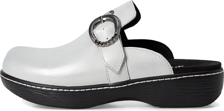 Alegria Osmosis Women's Clog Shoes Silver White : EU 37 (US Women's 7-7.5) Regular, Leather - Image 6