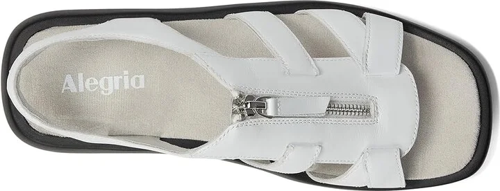 Alegria Palmer Women's Sandals White : EU 39 (US Women's 9) Regular, Leather - Image 2