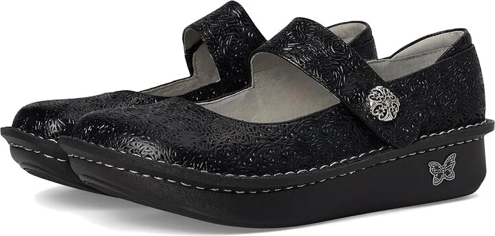 Alegria Paloma Women's Maryjane Shoes Black : EU 36 (US Women's 6-6.5) Regular, Leather