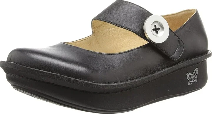 Alegria Paloma Women's Maryjane Shoes Black Leather : EU 35 (US Women's 5-5.5) Wide - Image 2