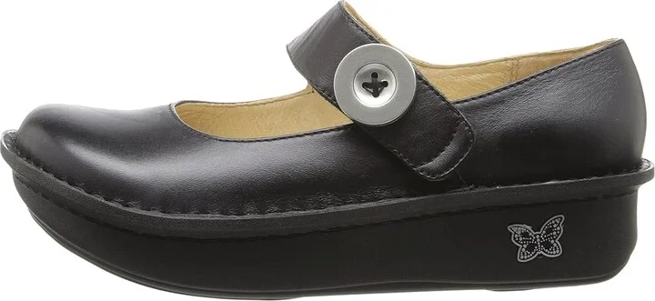 Alegria Paloma Women's Maryjane Shoes Black Leather : EU 35 (US Women's 5-5.5) Wide - Image 7