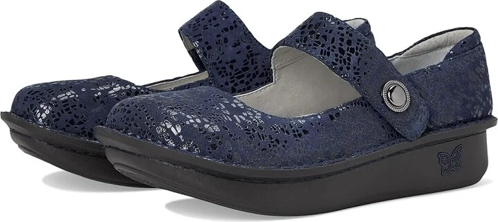 Alegria Paloma Women's Maryjane Shoes Blue Notes : EU 38 (US Women's 8-8.5) Regular, Leather