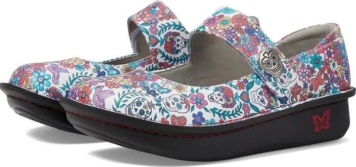 Alegria Paloma Women's Maryjane Shoes Ofrenda White : EU 42 (US Women's 11.5-12) Regular, Leather