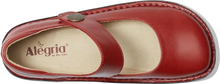 Alegria Paloma Women's Maryjane Shoes Red : EU 39 (US Women's 9) Regular, Leather - Image 2