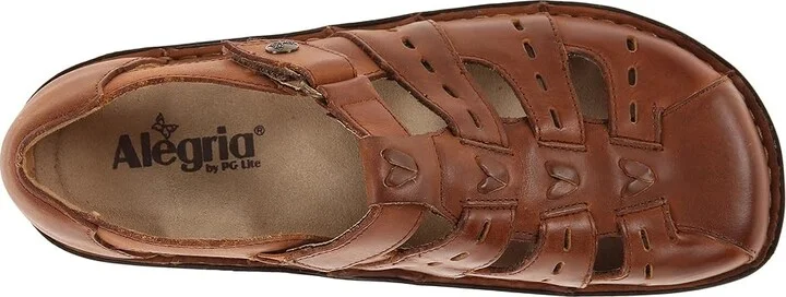 Alegria Pesca Women's Hook and Loop Shoes Tawny : EU 36 (US Women's 6-6.5) Regular, Leather - Image 3