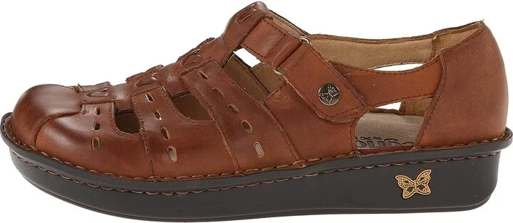 Alegria Pesca Women's Hook and Loop Shoes Tawny : EU 36 (US Women's 6-6.5) Regular, Leather - Image 7